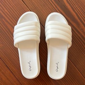White slides